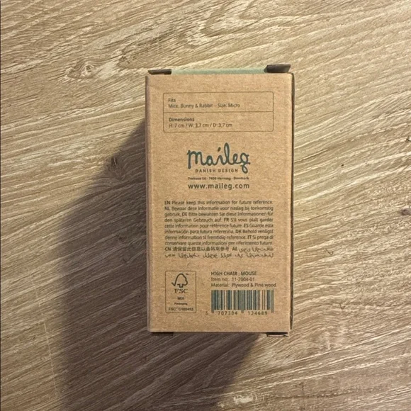 BNIB Maileg Mint Green Wooden High Chair! - Picture 8 of 12